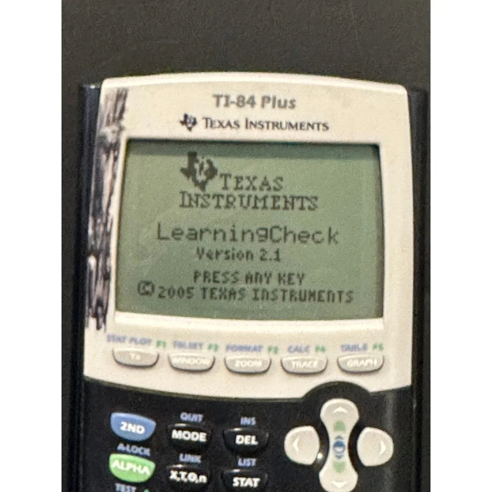 Texas‎ Instruments TI-84 Plus Graphing Calculator Black Silver SAT ACT AP Exam